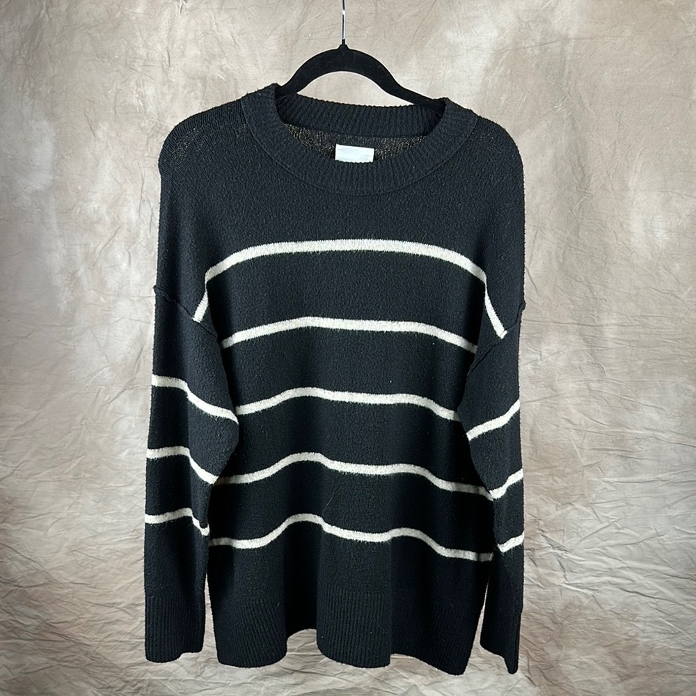 Black and White Striped Aerie Sweater